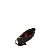 SPRAYGROUND® POUCHETTE NOIR QUILT GOLD CHAIN SHARK CROSSOVER CLUTCH