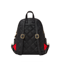 SPRAYGROUND® BACKPACK NOIR QUILT GOLD CHAIN SHARK SAVAGE BACKPACK