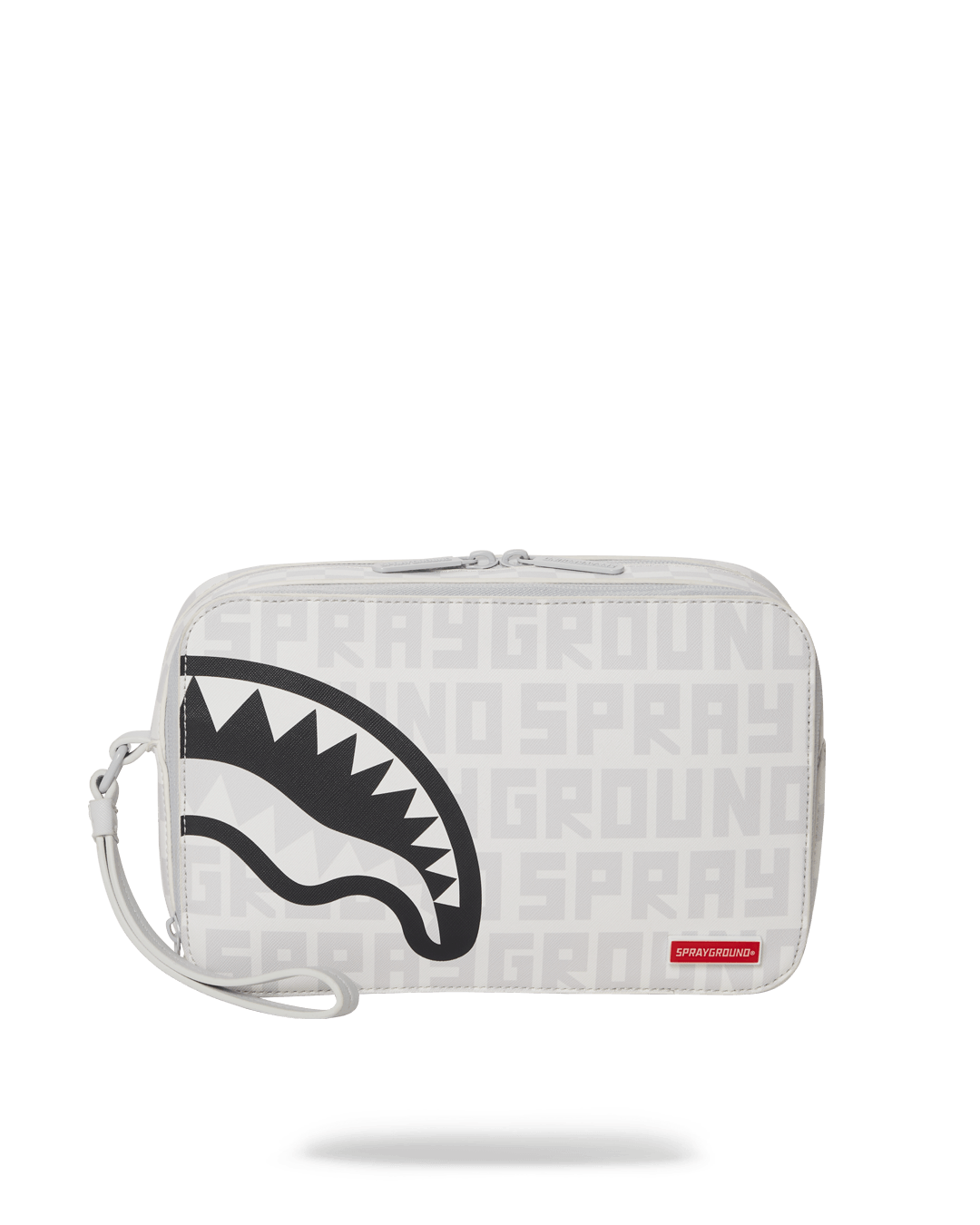 SPRAYGROUND® TOILETRY SPLIT THE CHECK (PEARL) TOILETRY BAG