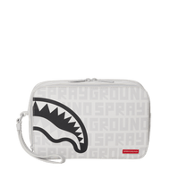 SPRAYGROUND® TOILETRY SPLIT THE CHECK (PEARL) TOILETRY BAG