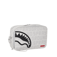 SPRAYGROUND® TOILETRY SPLIT THE CHECK (PEARL) TOILETRY BAG