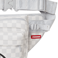 SPRAYGROUND® CROSS BODY SPLIT THE CHECK (PEARL) CARGO CROSSBODY