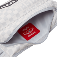 SPRAYGROUND® CROSS BODY SPLIT THE CHECK (PEARL) CARGO CROSSBODY