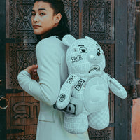 SPRAYGROUND® BACKPACK SPLIT THE CHECK (PEARL) MONEYBEAR TEDDYBEAR BACKPACK