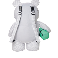 SPRAYGROUND® BACKPACK SPLIT THE CHECK (PEARL) MONEYBEAR TEDDYBEAR BACKPACK