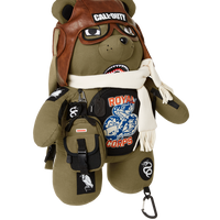 SPRAYGROUND® BACKPACK CALL OF DUTY AVIATOR FEARLESS MONEYBEAR TEDDYBEAR BACKPACK