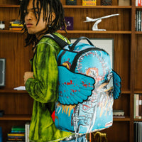 SPRAYGROUND® BACKPACK OFFICIAL BASQUIAT UNTITLED (FALLEN ANGEL) 1981 WING BACKPACK (DLXV)