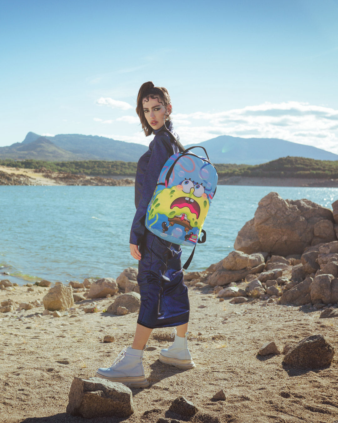 SPRAYGROUND® BACKPACK SPONGEBOB SHARK SHAPE SPONGE (DLXR)