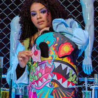 SPRAYGROUND® BACKPACK DAZED & SHARK DOUBLE LIFE (WITH REMOVABLE EYE PATCHES)
