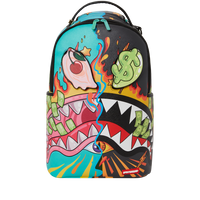 SPRAYGROUND® BACKPACK DAZED & SHARK DOUBLE LIFE (WITH REMOVABLE EYE PATCHES)