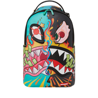 SPRAYGROUND® BACKPACK DAZED & SHARK DOUBLE LIFE (WITH REMOVABLE EYE PATCHES)