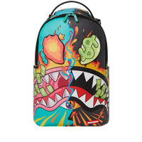 SPRAYGROUND® BACKPACK DAZED & SHARK DOUBLE LIFE (WITH REMOVABLE EYE PATCHES)