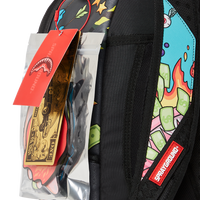 SPRAYGROUND® BACKPACK DAZED & SHARK DOUBLE LIFE (WITH REMOVABLE EYE PATCHES)