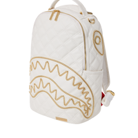 SPRAYGROUND® BACKPACK RIVIERA LE BLANC GOLD CHAIN SHARK BACKPACK (DLXV)