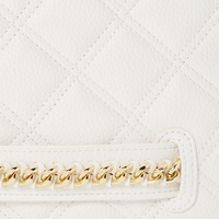 SPRAYGROUND® POUCHETTE RIVIERA LE BLANC GOLD CHAIN SHARK CROSSOVER CLUTCH