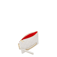 SPRAYGROUND® POUCHETTE RIVIERA LE BLANC GOLD CHAIN SHARK CROSSOVER CLUTCH