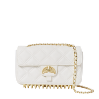 SPRAYGROUND® HANDBAG RIVIERA LE BLANC GOLD CHAIN SHARK HANDBAG