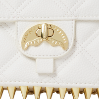 SPRAYGROUND® HANDBAG RIVIERA LE BLANC GOLD CHAIN SHARK HANDBAG
