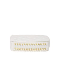 SPRAYGROUND® HANDBAG RIVIERA LE BLANC GOLD CHAIN SHARK HANDBAG