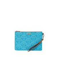 SPRAYGROUND® POUCHETTE ILLUCHAINS TURQ CROSSOVER CLUTCH