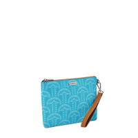 SPRAYGROUND® POUCHETTE ILLUCHAINS TURQ CROSSOVER CLUTCH