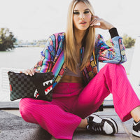 SPRAYGROUND® POUCHETTE HENNY AIIR TO THE THRONE CROSSOVER CLUTCH