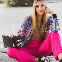 SPRAYGROUND® POUCHETTE HENNY AIIR TO THE THRONE CROSSOVER CLUTCH