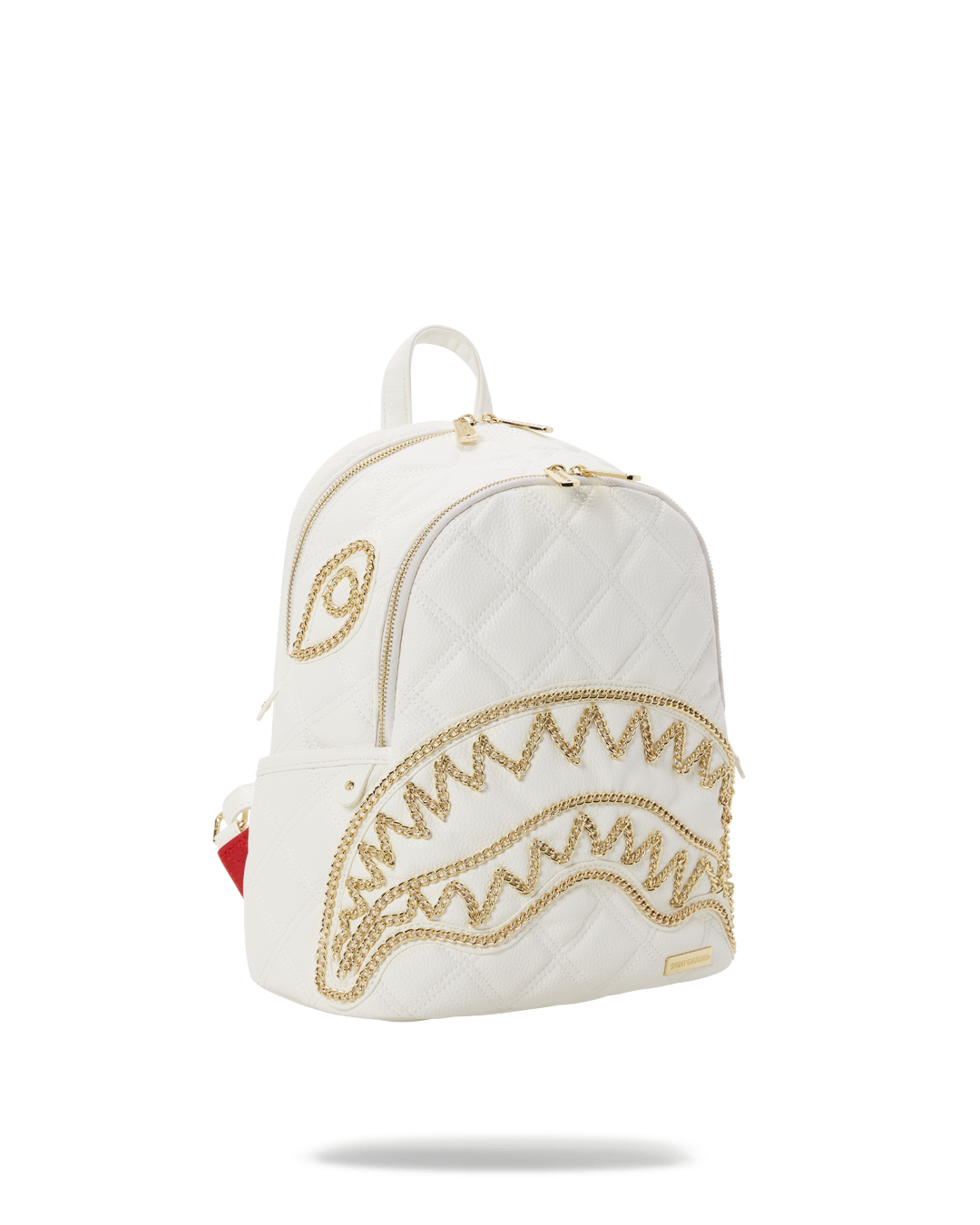 Sprayground Riviera Blanc Gold Chain Shark Backpack – WNS Apparel