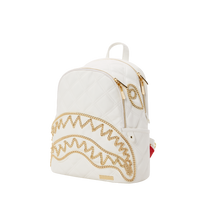 SPRAYGROUND® BACKPACK RIVIERA LE BLANC GOLD CHAIN SHARK SAVAGE BACKPACK