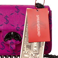 SPRAYGROUND® HANDBAG $NAPDRAGON GOLD CHAIN SHARK HANDBAG
