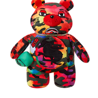 SPRAYGROUND® BACKPACK CAMOBURST MONEYBEAR TEDDYBEAR BACKPACK