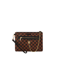SPRAYGROUND® POUCHETTE HENNY LOCK SHARKS IN PARIS CROSSOVER CLUTCH