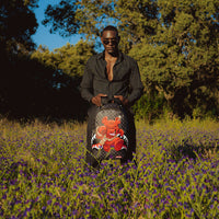 SPRAYGROUND® BACKPACK CHASE BANK: DIABLO BACK AT IT (GREY) (DLXV)