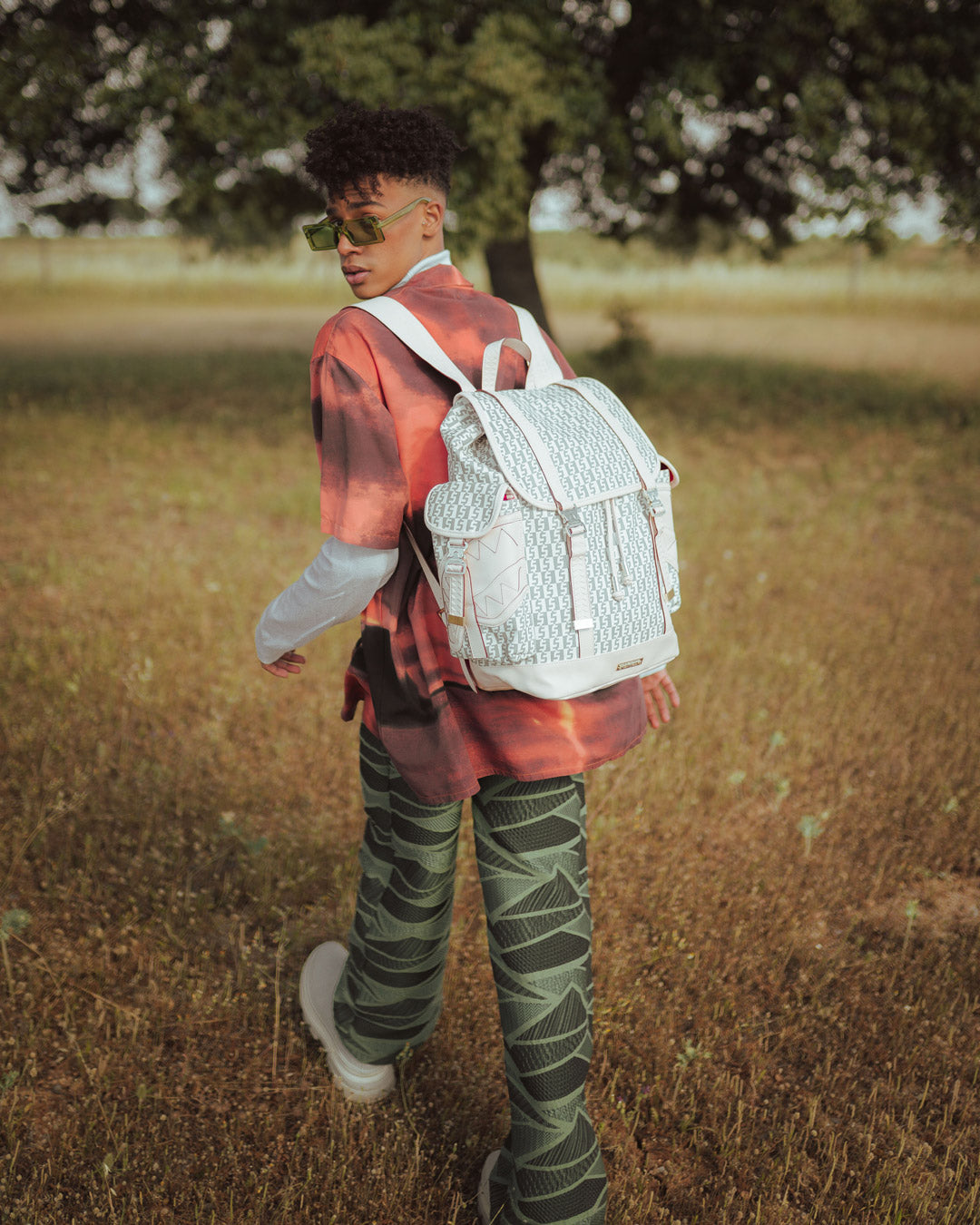 Sprayground backpack cream Clearance