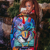 SPRAYGROUND® BACKPACK HEAR MY ROAR A.i.6 SANDFLOWER COLLAB BACKPACK (DLXV)