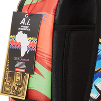 SPRAYGROUND® BACKPACK HEAR MY ROAR A.i.6 SANDFLOWER COLLAB BACKPACK (DLXV)
