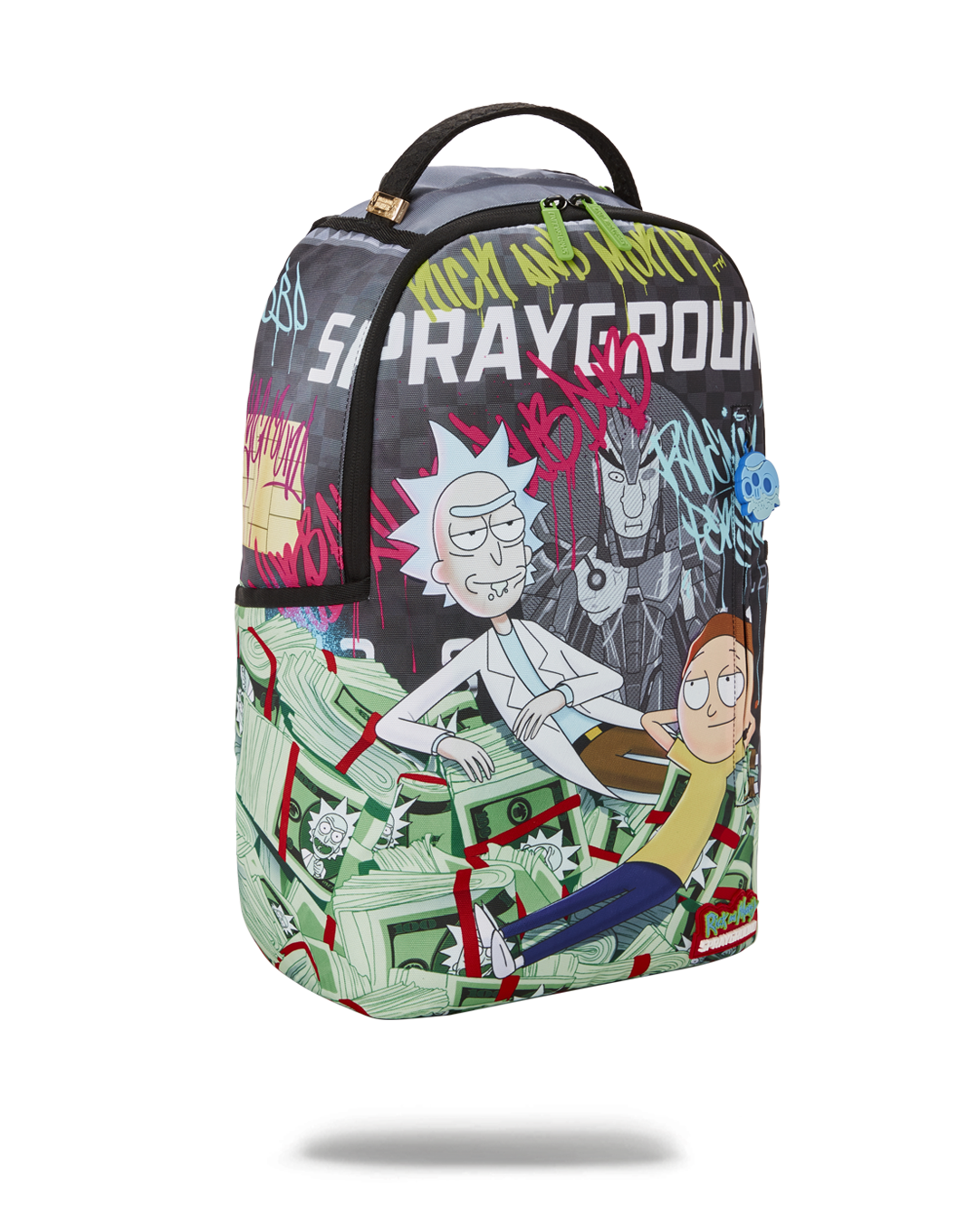RICK AND MORTY THE GOOD LIFE DLXR SPRAYGROUND