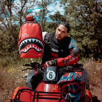 SPRAYGROUND® BACKPACK SHARK CENTRAL (RED) (DLXV)