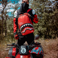 SPRAYGROUND® BACKPACK SHARK CENTRAL (RED) (DLXV)