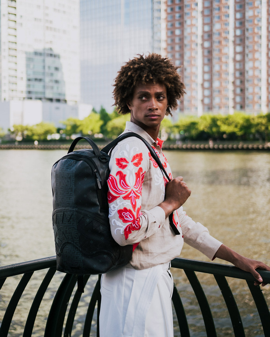 Sprayground Pink Drippin Backpack