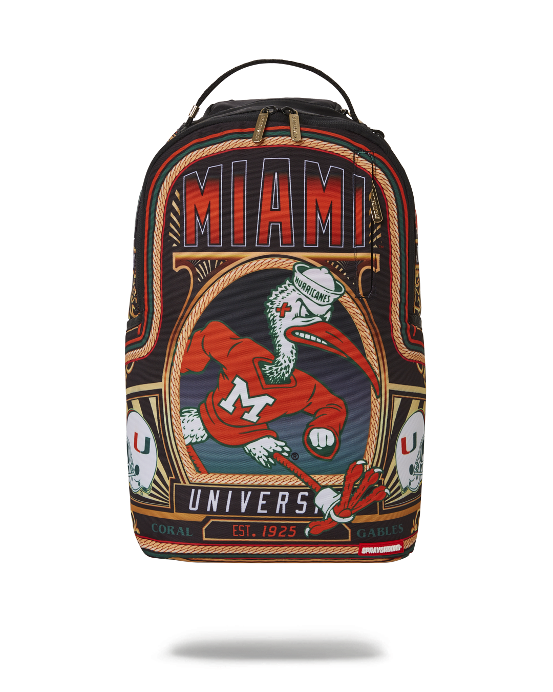 Sprayground miami hurricanes backpack Clearance