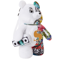 SPRAYGROUND® BACKPACK HALF GRAFF MONEYBEAR TEDDYBEAR BACKPACK