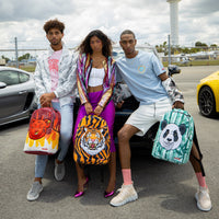 SPRAYGROUND® BACKPACK PANDA COZY VELOUR FUR BACKPACK
