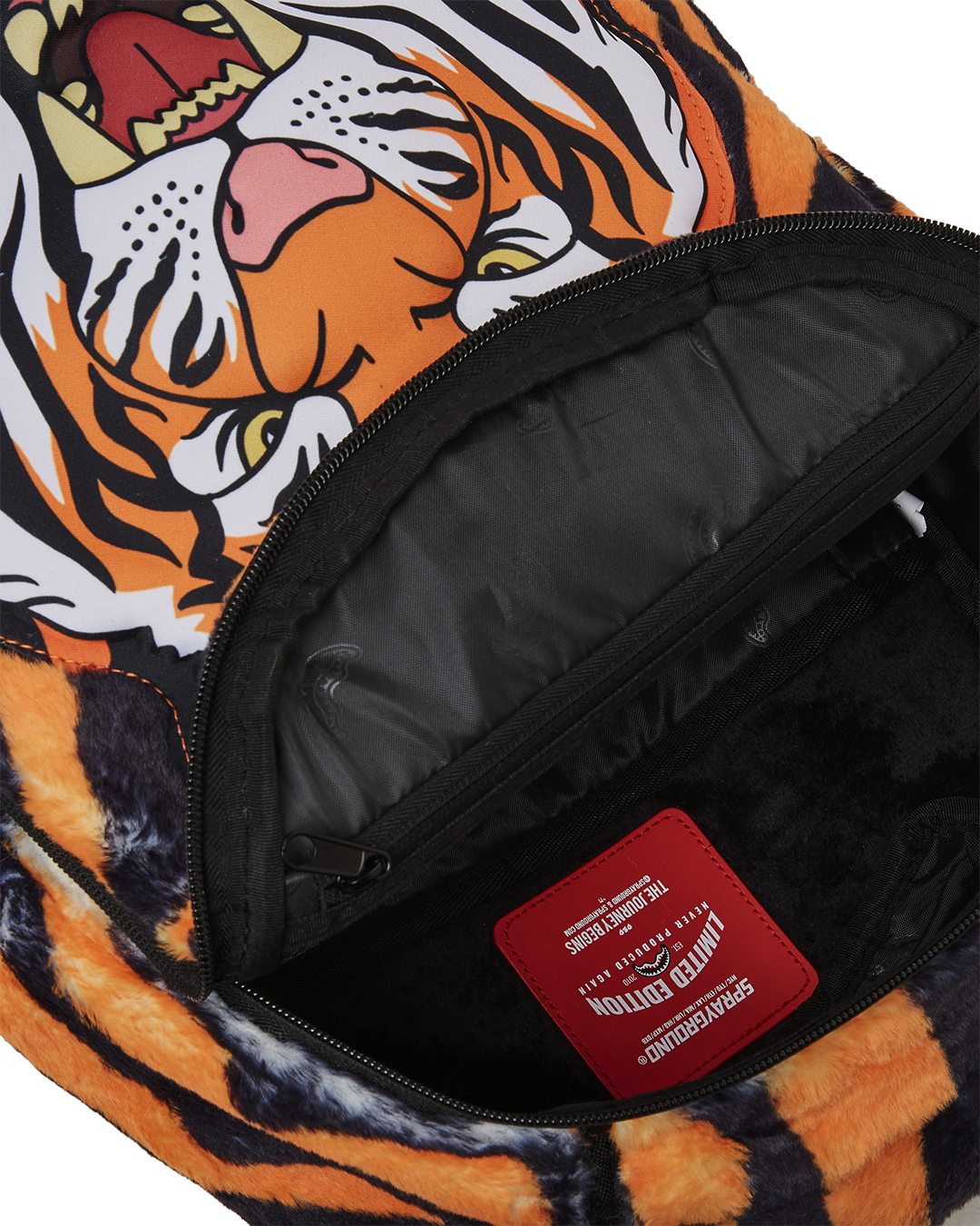 SPRAYGROUND® BACKPACK TIGER COZY VELOUR FUR BACKPACK
