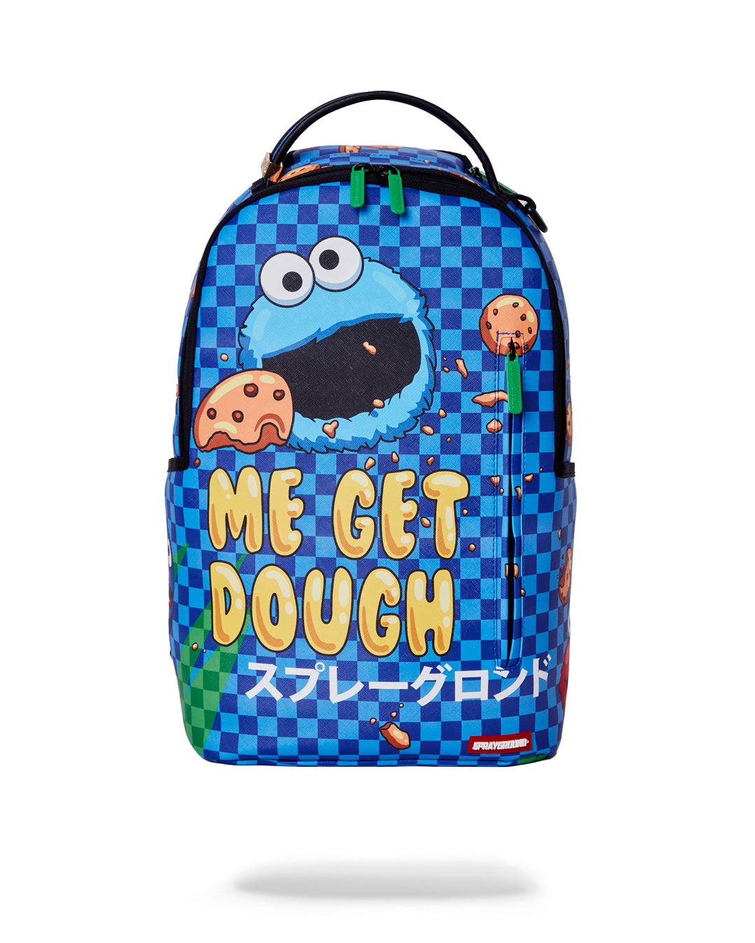 Sprayground cookie monster sleeping backpack Clearance