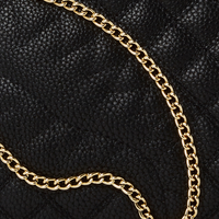 SPRAYGROUND® POUCHETTE LEVELED UP SPLIT QUILT SHARK CROSSOVER CLUTCH