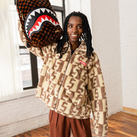 SPRAYGROUND® BACKPACK FURRR SHARKS IN PARIS BACKPACK (DLXV)