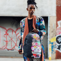 SPRAYGROUND® BACKPACK HALF GRAFF NIGHT BACKPACK (DLXV)