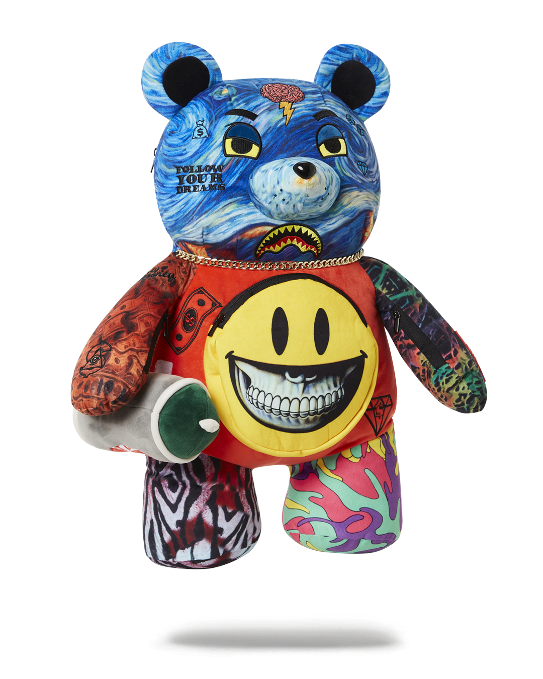 VILLAIN MONEY BEAR TEDDYBEAR RON ENGLISH EDITION BACKPACK