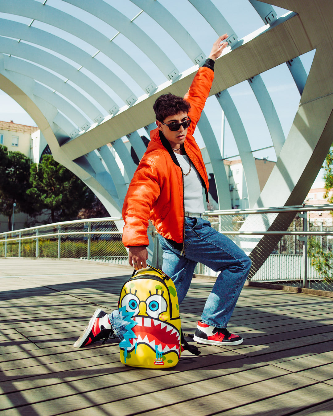 SPRAYGROUND® BACKPACK SPONGEBOB SHARKBITE BACKPACK (DLXV)